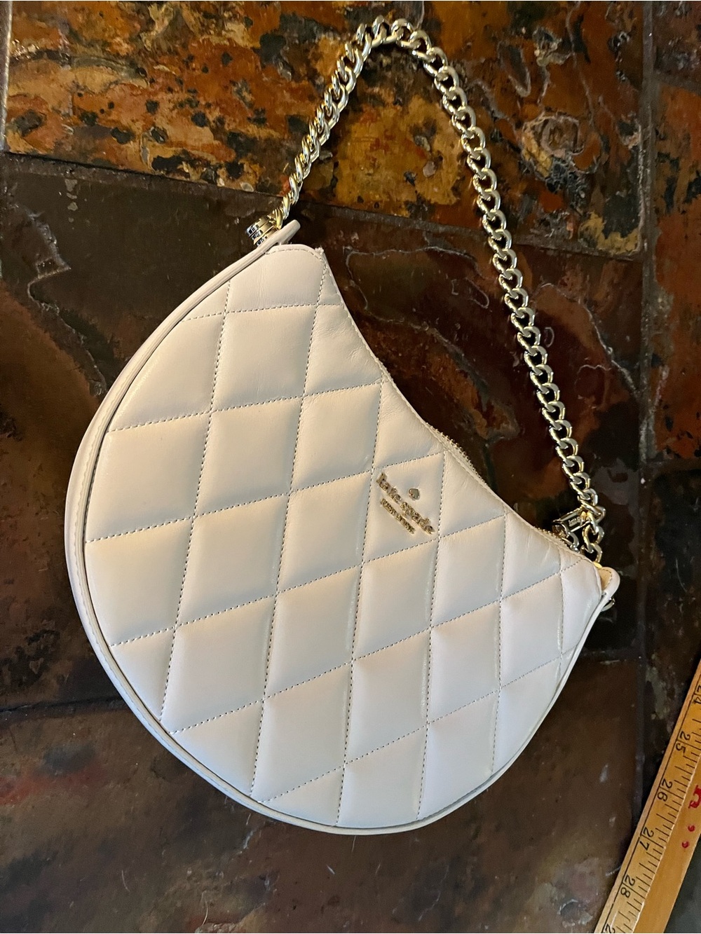 Kate Spade Quilted Carey Shoulder Bag - White